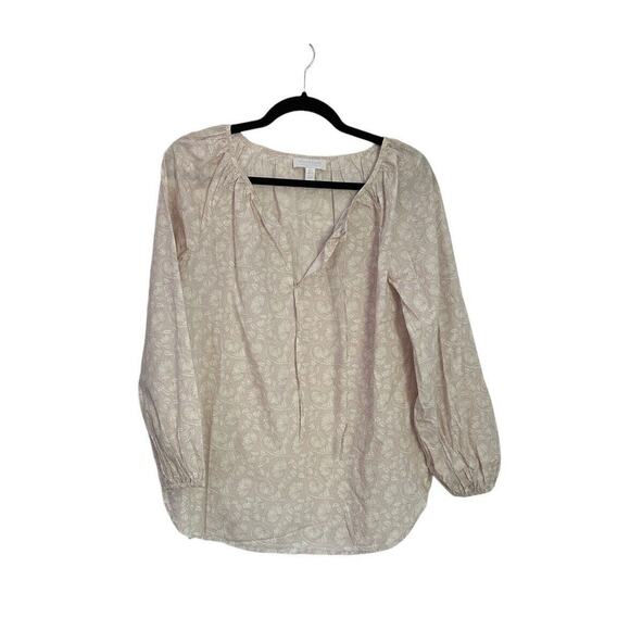 White Company White Label 2 Tunic Indian Organic Cotton Round Hem Blouse Crisp - Picture 1 of 13